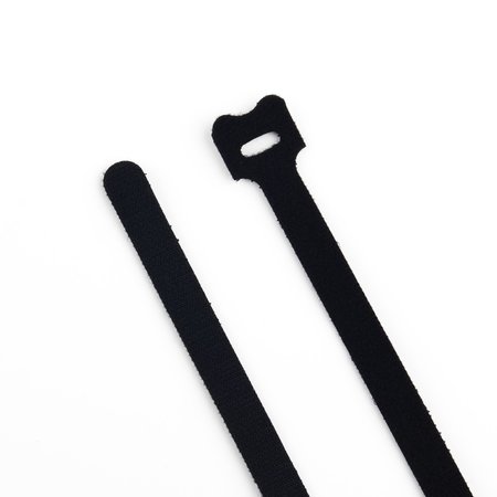 South Main Hardware 8-in  Hook and Loop -lb, Black, 100 Speciality Tie 222169
